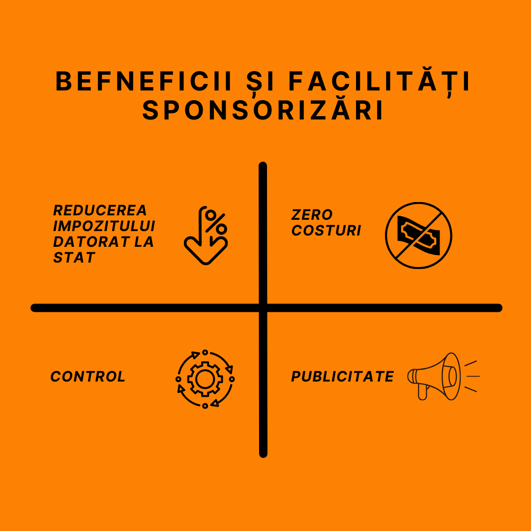 beneficii și facilități sponsorizare