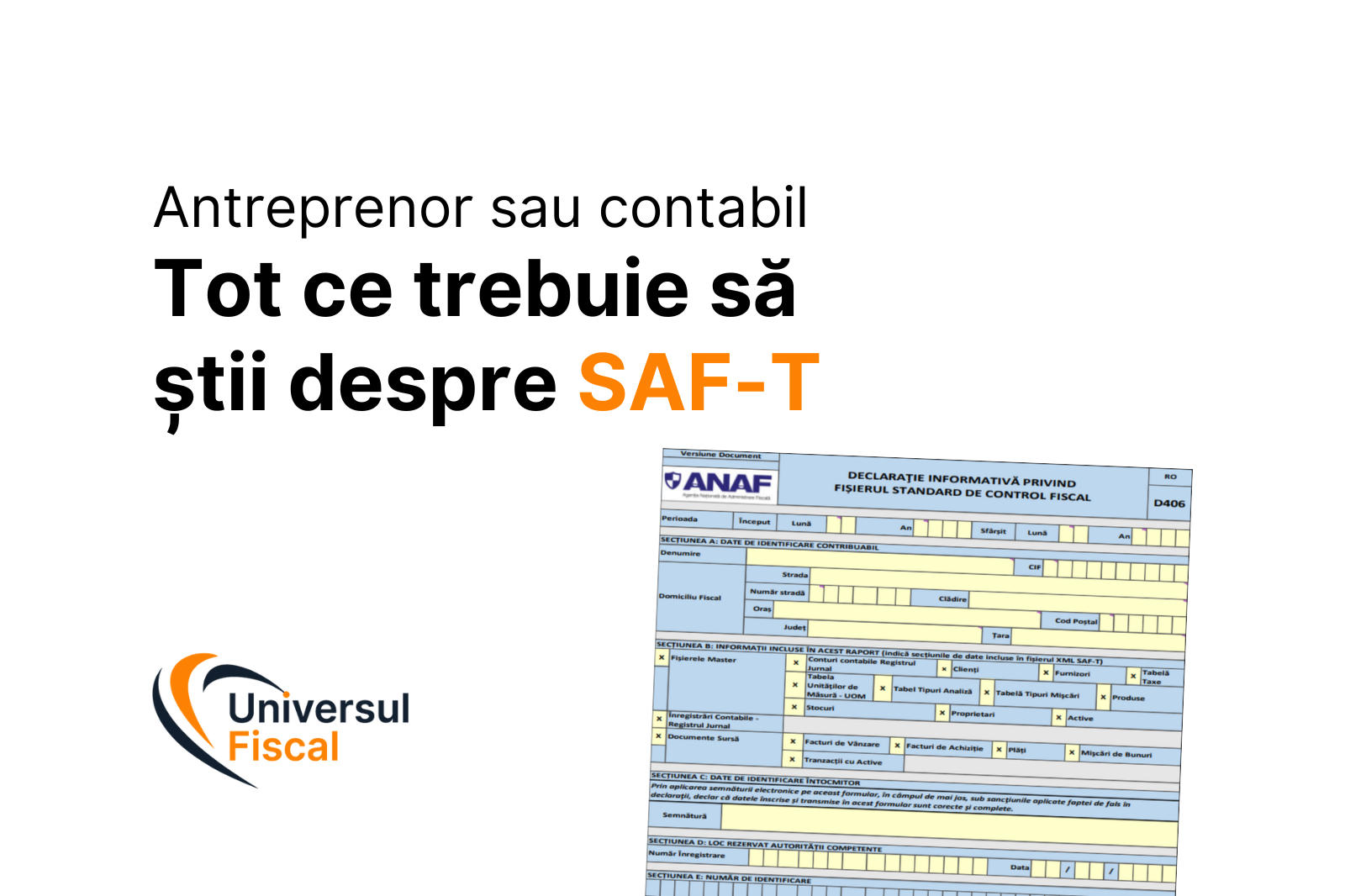 Antreprenor sau contabil - Tot ce trebuie să știi despre SAF-T